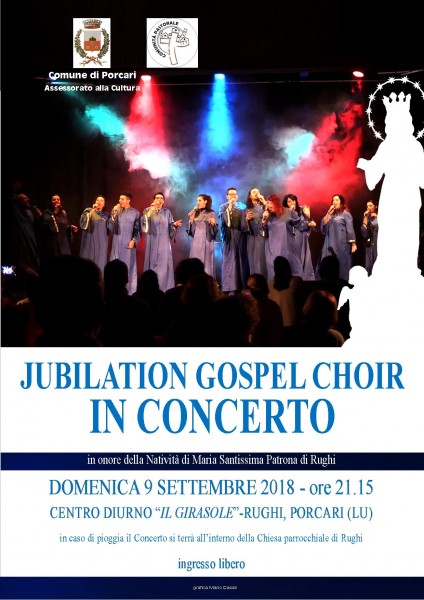 Porcari concerto gospel Ubilation Gospel Choir Lucca