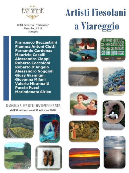 Viareggio mostra degli artisti Artisti Fiesolani Lucca