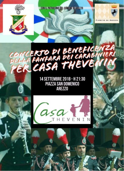 Arezzo concerto Fanfara dei Carabinieri