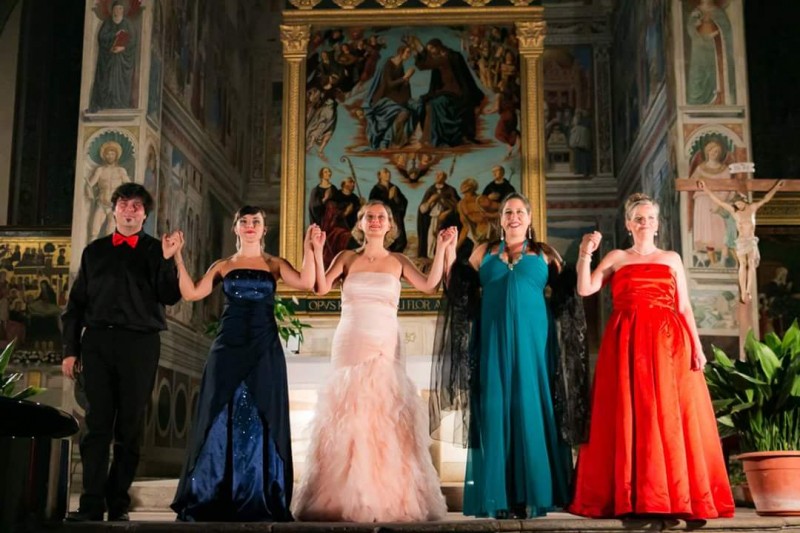 San Gimignano concerto Francesca Caponi, Beatrice Cresti, Keren Or Davidovitch e Elisa Bartalini Siena