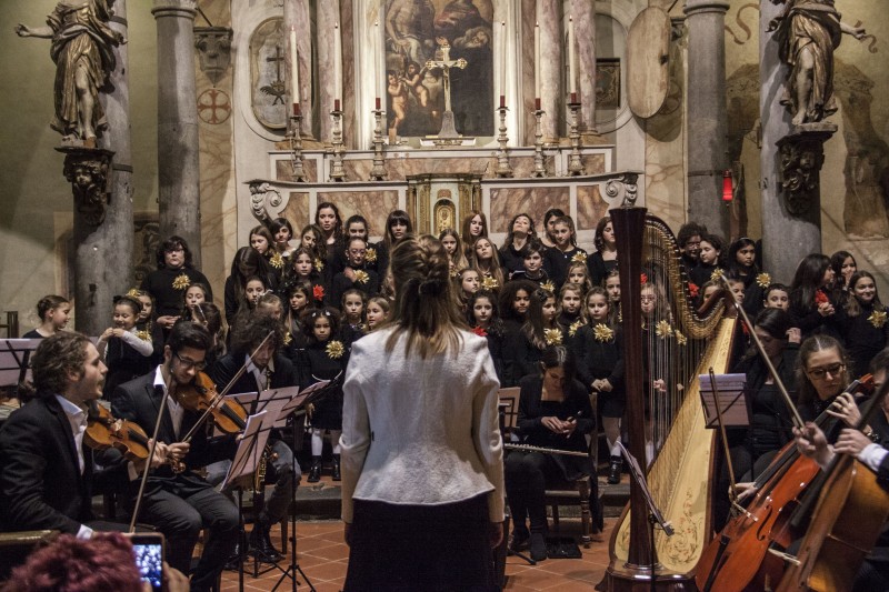 Monte San Savino concerto Coro di voci bianche Piccole Note Arezzo