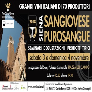 Siena fiera del vino Sangiovese Purosangue