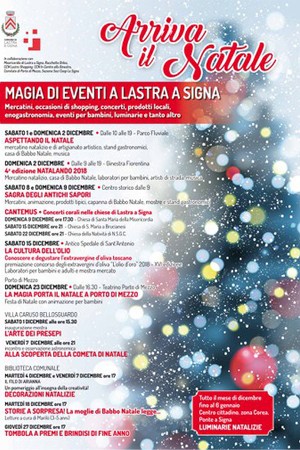 Lastra a Signa Arriva il Natale, magia di eventi a Lastra a Signa Firenze