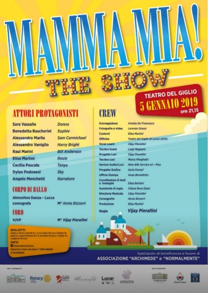 Lucca musical Mamma Mia The Show