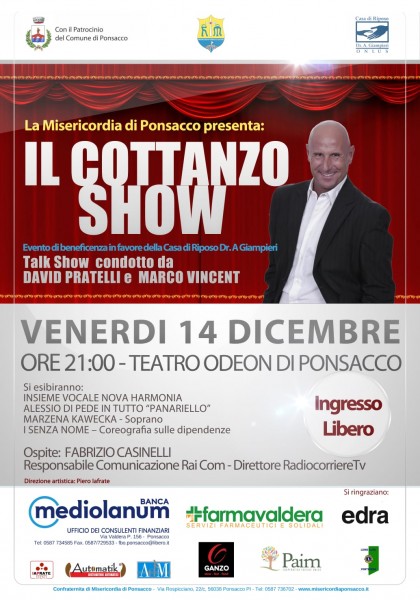 Ponsacco spettacolo Il Cottanzo show Pisa