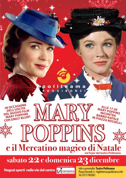 Poggibonsi Mary Poppins e il mercatino magico di Natale Siena