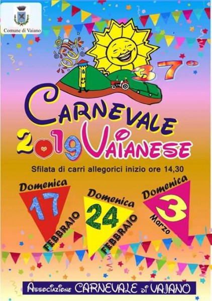 Vaiano il Carnevale di Vaiano 2019 Prato