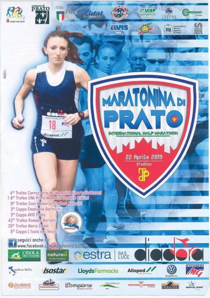 Prato gara podistica 31° Maratonina Internazionale Città di Prato