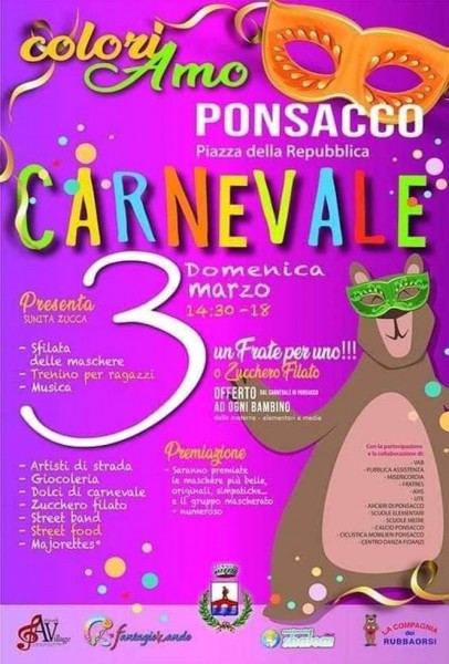 Ponsacco Festa di Carnevale Pisa
