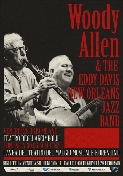Firenze concerto Woody Allen e Eddy Davis New Orleans Jazz Band