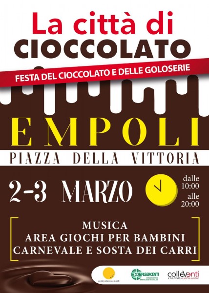 Empoli fiera del cioccolato La città di cioccolato Firenze