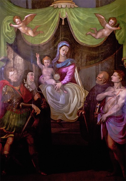 Il 3 agosto a Cavriglia "Madonna in trono con santi"