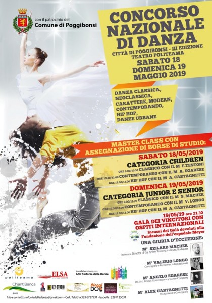 Poggibonsi Concorso nazionale di danza città di Poggibonsi Siena
