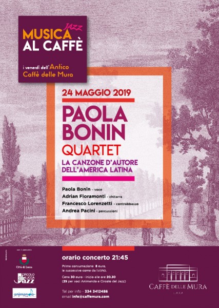 Lucca concerto Paola Bonin Quartet