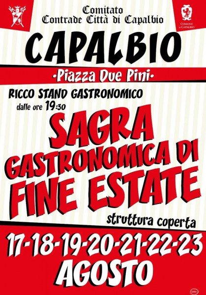 Capalbio Sagra Gastronomica di Fine Estate Grosseto