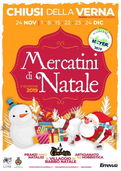 Chiusi della Verna i tradizionali Mercatini di Natale Arezzo