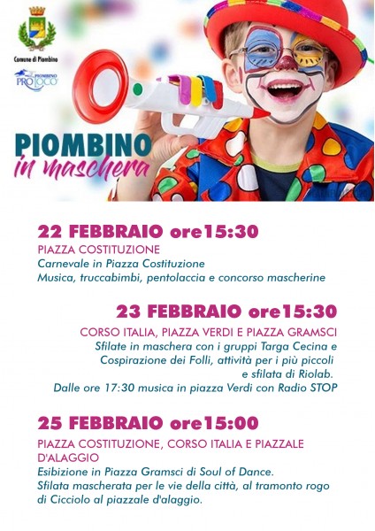 Piombino carnevale il Carnevale Piombinese 2020 Livorno