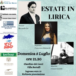 Forte dei Marmi concerto Estate in lirica Lucca