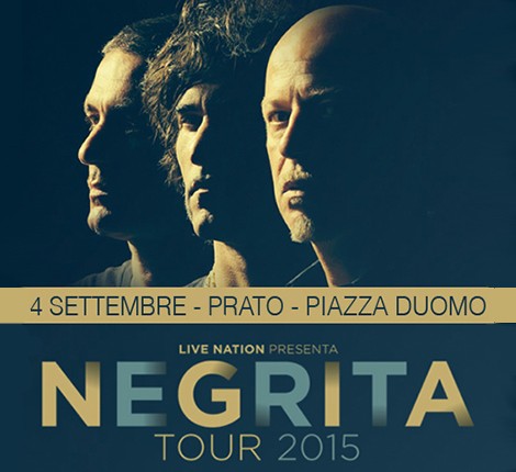 Il 4 settembre i Negrita in concerto in Piazza Duomo a Prato