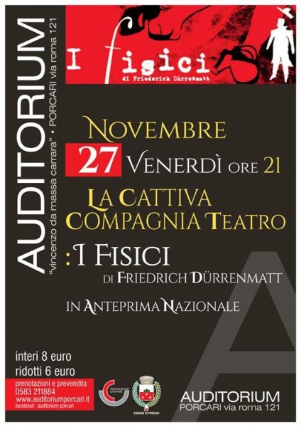 Porcari teatro I Fisici Lucca
