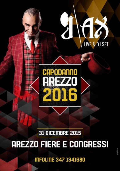 Arezzo concerto J-AX ultimo dell'anno