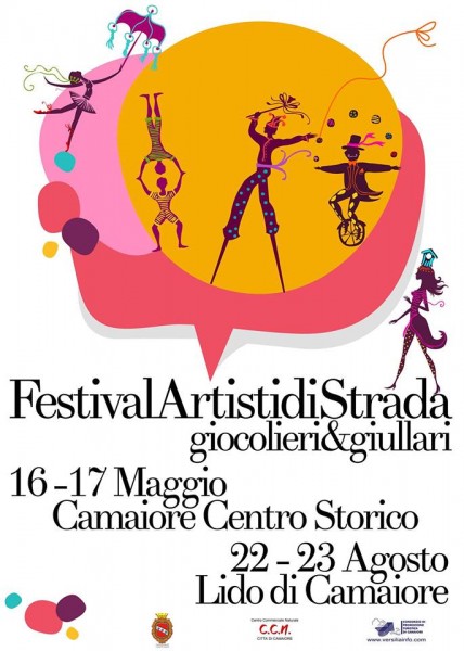 Il Festival Artisti di Strada il 16 e 17 maggio a Camaiore