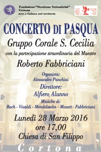 Cortona concerto di Pasqua Arezzo
