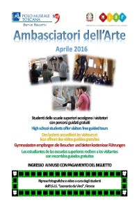 Firenze Per tutto il mese di aprile a Firenze mille studenti diventano guide turistiche Ambasciatori dell’Arte