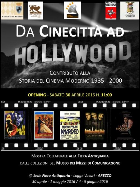 Arezzo mostra Da Cinecittà a Hollywood
