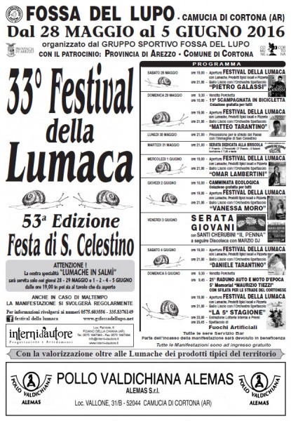 Cortona festa sagra Festival della Lumaca Arezzo