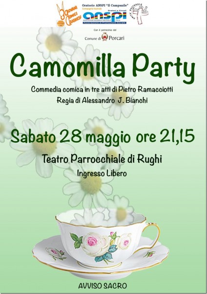Porcari teatro commedia Camomilla Party Lucca
