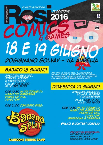 Rosignano Solvay fiera di fumetti Livorno