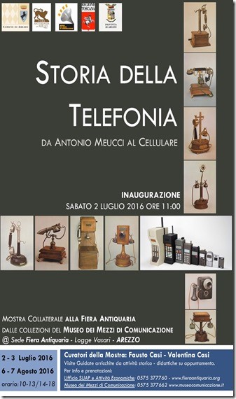 Arezzo mostra Storia della Telefonia