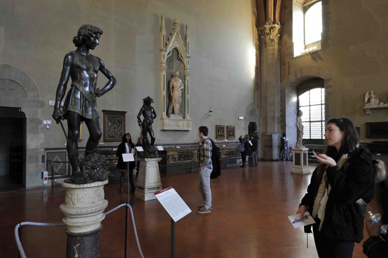 Al Bargello di Firenze, Roberto Mancini parla della storia del Palazzo