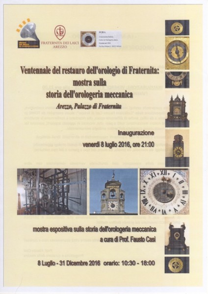 Arezzo mostra Storia dell'orologeria meccanica 