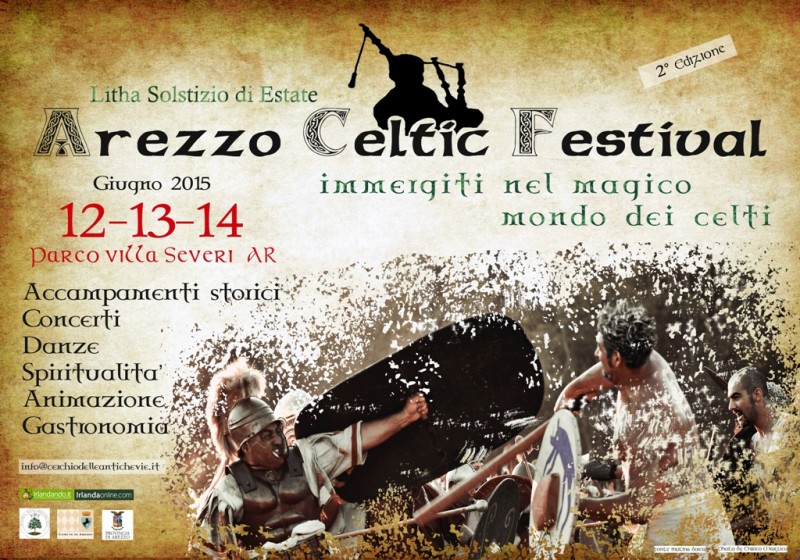 Dal 12 al 14 giugno "Arezzo Celtic" Festival nel parco di Villa Severi 