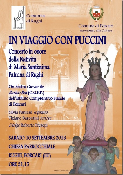 Porcari concerto In Viaggio con Puccini Lucca