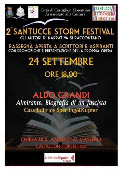 Castiglion Fiorentino rassegna letteraria Santucce Storm Festival Arezzo