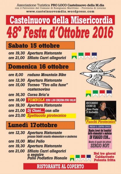 Castelnuovo della Misericordia Festa d'Ottobre Livorno