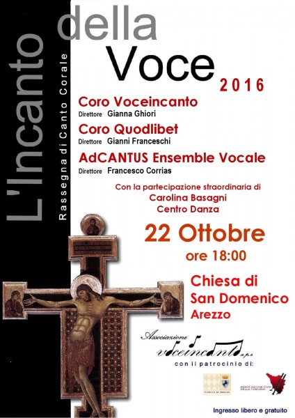 Arezzo concerto Coro Voceincanto