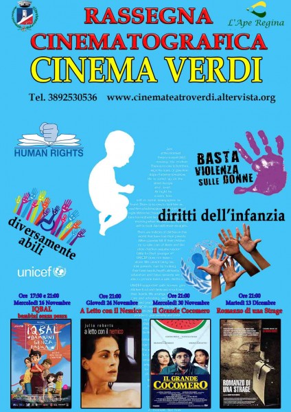 San Vincenzo rassegna cinematografica gratuita dedicata ai diritti umani Livorno