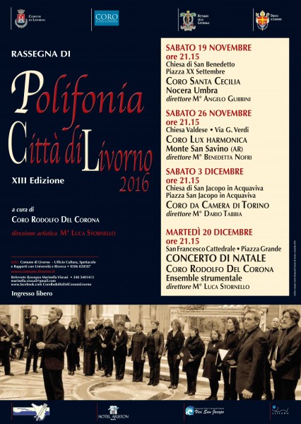 Livorno concerti rassegna di Polifonia Vocale Città di Livorno 2016