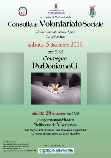 Castiglion Fiorentino settimana del Volontariato Arezzo