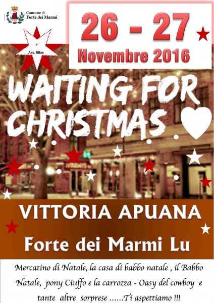 Forte dei Marmi mercatini natalizi Waiting for Christmas Lucca