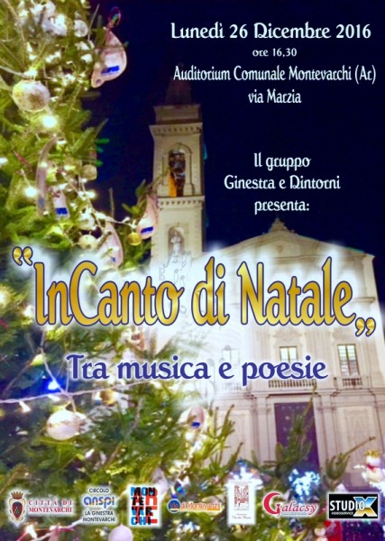 Montevarchi concerto InCanto di Natale Arezzo