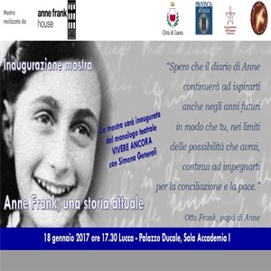 Lucca mostra Anne Frank, una storia attuale