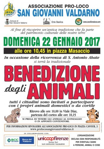 San Giovanni Valdarno folklore Benedizione degli animali Arezzo