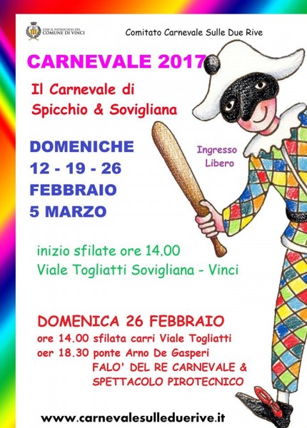 Sovigliana festa Carnevale Sulle Due Rive Firenze