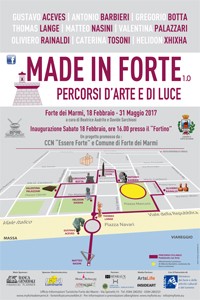 Forte dei Marmi mostra arte contemporanea Made in Forte 1.0 Lucca