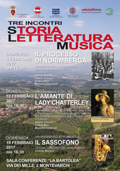 Montevarchi incontri Tre domeniche dedicate a storia, letteratura e musica Arezzo